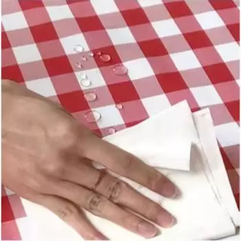 3/6/10PCS Disposable Checkered Tablecloths Plastic Tablecloth Kitchen Outdoor Picnics Wedding Birthday Christmas Decoration 3PCS красный