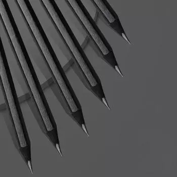 3/6/12 шт. черный деревянный карандаш HB/2B, черный карандаш, безопасный, экологически чистый и нетоксичный, используется для ежедневного письма и рисования заметок 3 Pcs&2B