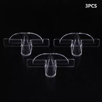 3/6/12 шт. стойка для хранения очков настенная стойка для хранения солнцезащитных очков держатель для очков прозрачный настенный домашний держатель для очков 3PCS