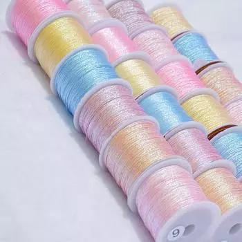 3/6/9/12 прядей, многоцветная ручная веревка, плетение нефритовой линии, пряжа, аксессуары для ювелирных изделий своими руками 3 strands