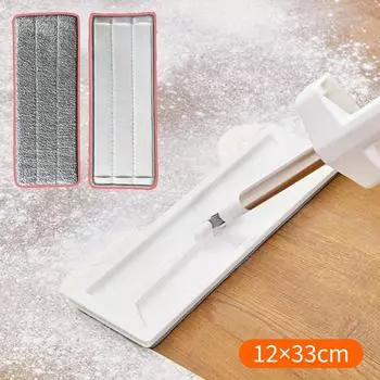 3/6/9 шт. Сменная накладка на швабру из волокнистой ткани, моющаяся швабра с распылителем, швабра для пыли, чистящая насадка, вращающаяся подметальная машина, швабра для мытья полов, бытовые принадлежности 1233cm 3Pcs