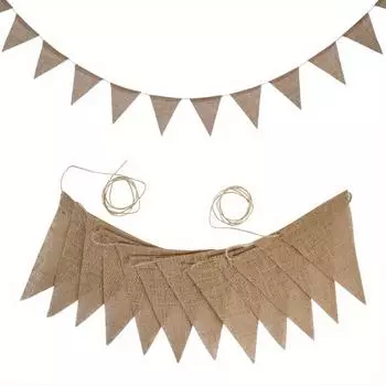 3,6 м льняной баннер разноцветные треугольные флаги подвесной вымпел декор для Хэллоуина, свадеб на открытом воздухе, дней рождения A