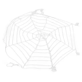 3,6 м паутина украшения на Хэллоуин белая круглая сетка жуткая паутина для уличной вечеринки в помещении двор