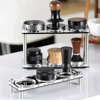 3/6 отверстий держатель для темперирования кофейного порошка износостойкая стойка для хранения кофейных принадлежностей бытовая 1 Layer