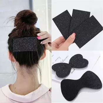 3-6 шт. черная невидимая бесшовная лента для волос, парикмахерская подушечка, держатель для волос, заколки для волос, принадлежности для парикмахерских, профессиональные инструменты для укладки волос, сделай сам