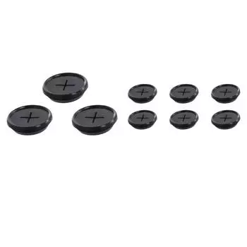 3/6 шт. резиновая втулка для гриля барбекю, черная втулка для датчика температуры