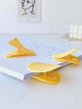 3/6 шт., скрепки для чипсов и уголков, милые креативные зажимы в форме еды для печати, канцелярские принадлежности