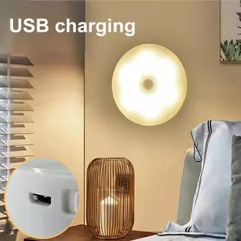 3/6 шт. светильник с датчиком движения, автоматическое включение/выключение, супер яркий, небликующий, с питанием от батареи, беспроводной светодиодный светильник для гардероба 3pcs белый