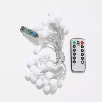 3/6M LED Ball String Lights USB/Battery Power Outdoor/Indoor Garland Lights Waterproof Fairy Light Garden Christmas Party Decor