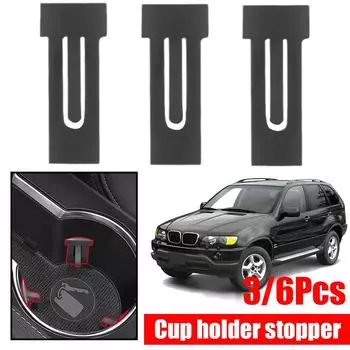 3/6pcs Car On-board Water Cup Holder Insert Cup Stabilizer For Kia Car Interior Accessories J9y2