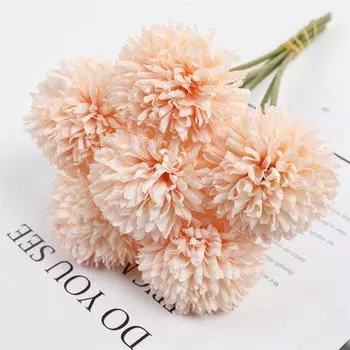 3/6Pcs Hydrangea Artificial Flowers Bouquet Boho Home Bedroom Decor Wedding Decoration Craft Vases Flower Arrangement Accessories 3PCS шампанского
