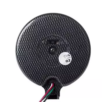 3,75 автомобильный универсальный датчик тахометра из углеродного волокна, белый свет Inter Shift, 0-8000 об/мин