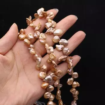 3*7 отверстий жемчуга пресноводного варианта жемчуга 7-12 мм в форме лепестка для изготовления ювелирных изделий своими руками браслет серьги ожерелье аксессуар 7-12mm