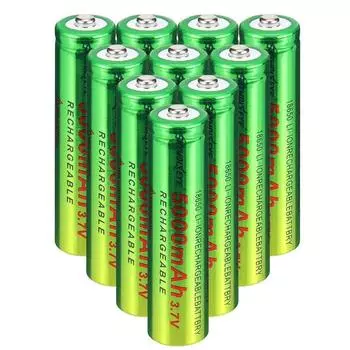 3,7 В 18650 5000 мАч Литий-ионный аккумулятор большой емкости One Size