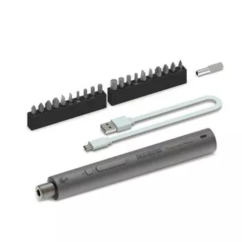 3,7 В Беспроводная электрическая отвертка с регулируемым крутящим моментом Маленькая портативная мощная отвертка со светодиодной рабочей подсветкой для ремонта