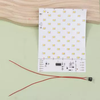 3.7V солнечное пламя светодиодная лампа Pcba имитация солнечного фонарика лампа контроллера фонарика печатная плата 51 шт. светодиод