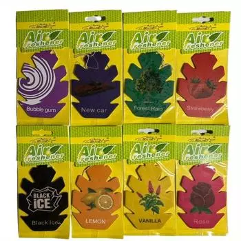 3-80 шт. Автомобильный освежитель воздуха с натуральным ароматом чая, бумажный конус, подвесные духи, аромат ванили, сосновые шишки, автомобильные аксессуары для интерьера чёрный