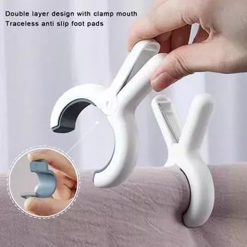 3/8/10/15 шт. Зажимы для подвешивания одежды Ветрозащитный нескользящий захват Гладкие края Большой размер Прочный коготь Фиксаторы для сушки полотенец Утолщенные домашние носки для проветривания пляжа