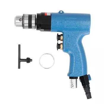 3/8-дюймовая пневматическая дрель с регулируемой скоростью вращения, высокоэффективная портативная алюминиевая дрель