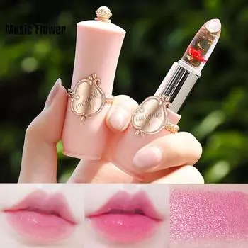 3,8 г глазурь для губ, увлажняющий цвет, увлажняющий расширенный сменный прозрачный цветочный увлажняющий бальзам для губ as the picture