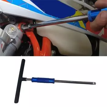 3/8 Inch Drive 2 way Quick Swivel T-Handle Wrench T Bar Socket Wrench for Car Bicycles Repair Hand Tools
