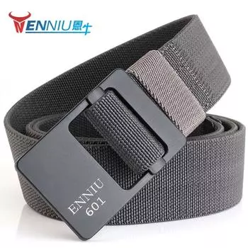 3,8 см нейлоновая эластичная лента эластичный пояс для альпинизма на открытом воздухе, для отдыха, тактический 120cm чёрный