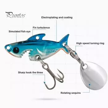 3.8CM/10G Металлическая приманка для ловли акулы с тройными крючками Spinner Sequin, искусственная жесткая приманка для дальнего заброса, ловля пресноводной соленой форели и окуня 10g жёлтый