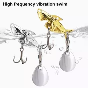 3.8CM/10G Металлическая приманка для ловли акулы с тройными крючками Spinner Sequin, искусственная жесткая приманка для дальнего заброса, ловля пресноводной соленой форели и окуня 10g золотистый