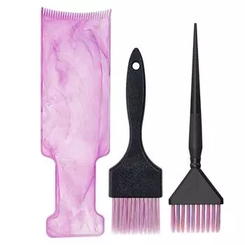 3/8pcs Professional Hair Styling and Highlight Dyeing Set Hairdressing Tools Mixing Stick Hair Dye Brush Dye Applicator