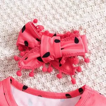 3-9 месяцев Милый комбинезон с принтом единорога для девочки, комбинезон без рукавов с повязкой на голову 3-6M