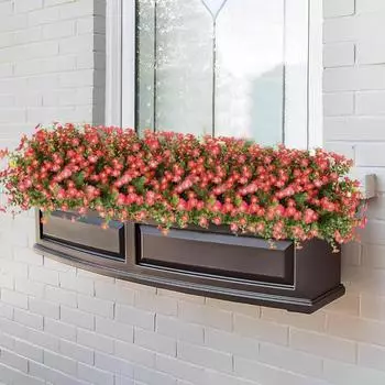 3 Bouquets Simulated Flowers Realistic Appearance Low Maintenance Faux Eucalyptus Stems Indoor Outdoor розы красного