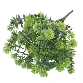 3 пучка искусственных растений суккулентов 28 головок пластиковые поддельные суккуленты растения для дома сад свадьба гостиная украшение оранжевый