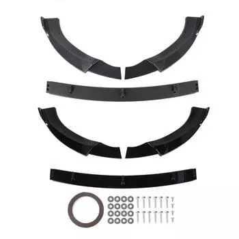 3 части переднего бампера спойлер гоночный вид улучшенная защита бесшовная посадка для CLS-класса C257 AMG Bright Black