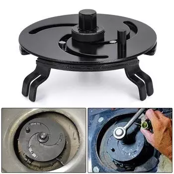 3 челюсти Регулируемый автомобильный ключ для крышки топливного бака, инструмент для топливного насоса, воротник отправителя, масляная крышка, гаечный ключ для насоса, инструмент для удаления 100-170 мм