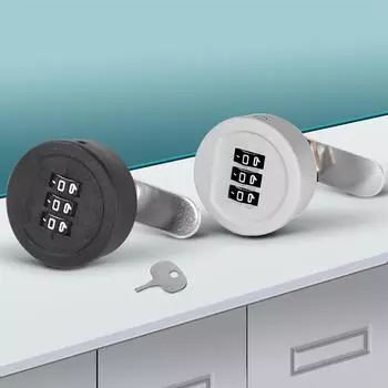 3 цифровых комбинации ящика пароль замок шкаф почтовый ящик мебель чёрный