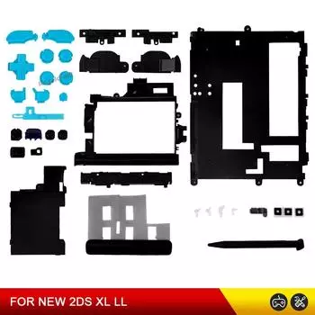 3 ЦВЕТА Замена для Nintendo NEW 2DS XL для NEW 2DS LL/XL Комплект кнопок консоли ABXY LR ZL ZR D Pad Cross Button Полные кнопки синий