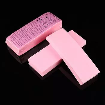 3 цвета 100 шт./упак. Нетканая салфетка для удаления волос, рулоны восковой бумаги для эпиляции, полоски воска для эпиляции