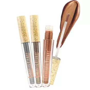 3 цвета блестящие жидкие тени для век палочка для макияжа лица водостойкий стойкий макияж 01