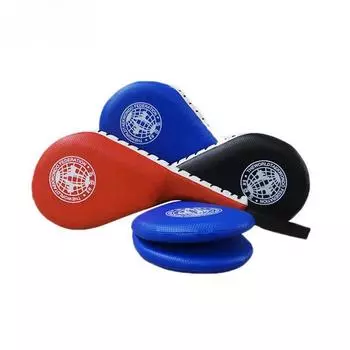 3 цвета боксерские тренировочные накладки тхэквондо ручная ракетка удар таквондо мишень боксерская накладка каратэ тренировочная кикбоксинговая накладка 1 шт