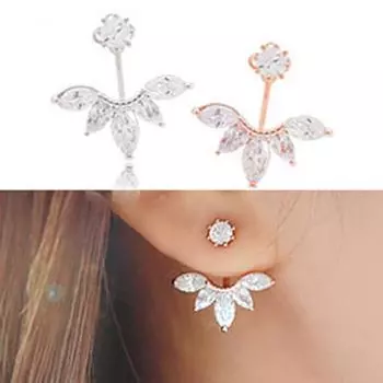 3 цвета Брендовые серьги-гвоздики Daisy, модные серьги-гвоздики из чистого серебра 925 пробы с кристаллами, ювелирные изделия Pendientes Brincos, модные ювелирные изделия серебряный