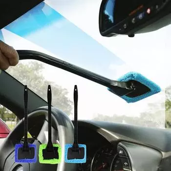 3 цвета моющаяся щетка для очистки лобового стекла автомобиля от пыли sky blue
