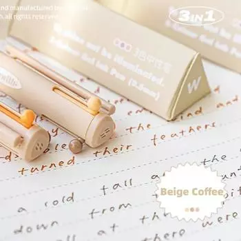 3 цвета/набор шариковых ручек, простые модные однотонные канцелярские принадлежности, ручка для письма, 0,5 мм, гладкая ручка для скрапбукинга, студенческие принадлежности