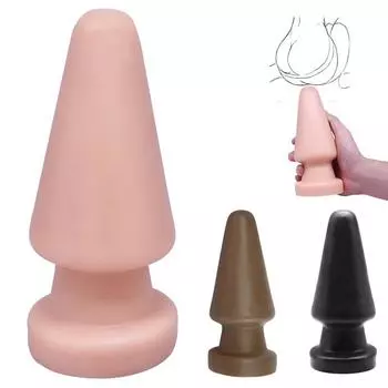 3 цвета, негабаритная мягкая анальная пробка из заднего двора, анальное расширение, устройство для мастурбации в заднем дворе, SM, секс-игрушки для взрослых, секс-игрушки 17.5cm