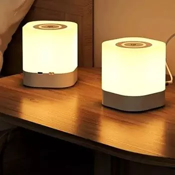 3 цвета, ночник для сна, уход за глазами, светильник для чтения, атмосфера для спальни, прикроватный светильник для сна, длительный срок службы батареи, перезаряжаемый для кормления ребенка