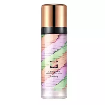 3 цвета Радужный изолирующий крем, увлажняющий праймер для макияжа, основа для контроля жирности, осветляет тон кожи, корректор, макияж для лица