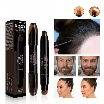 3 цвета с насадкой-кистью Двойная линия для волос Многофункциональный контурный карандаш для теней Длительное восстановление цвета Подходит для всех типов волос