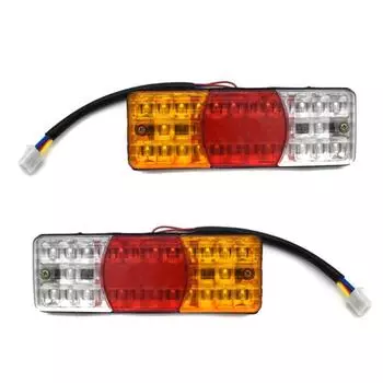 3 цвета светодиодный водонепроницаемый задний фонарь стоп-сигнал заднего хода для мотоцикла 12 В