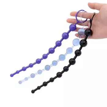 3 цвета желе мастурбация анальные шарики массаж мужской анальный Анальная пробка женский G-spot анальный игрушки для взрослых