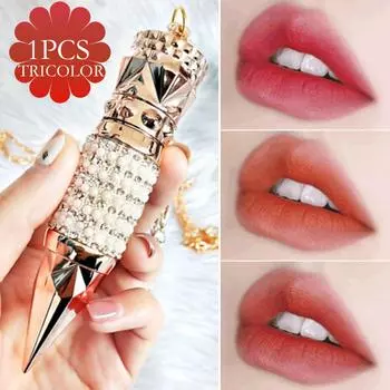 3-цветная губная помада, СТОЙКАЯ И ВОДОСТОЙКАЯ Модный стиль One Size