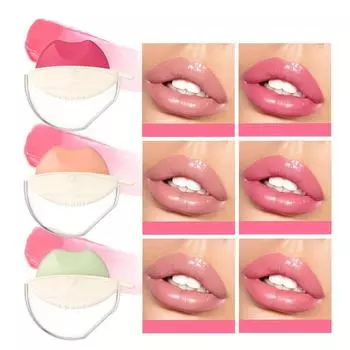 3-цветная помада Lazy Person Warm Change, увлажняющая и увлажняющая губ, меняющая цвет осенью и зимой